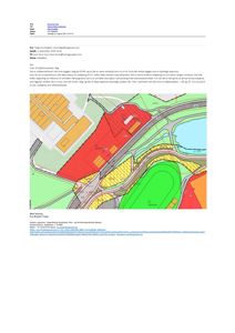 Situasjonsplan som viser tomtens plassering i forhold til nabolaget, veier og andre bygninger.