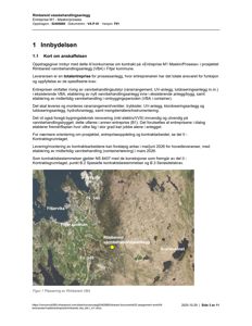 Et kart som viser plassering av Rimbareid vannbehandlingsanlegget i forhold til Filjar sentrum og Fv. 545.