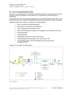 En teknisk prosessskisse (flytskjema) som viser rørlegging, ventiler og aggregat for vannbehandling.