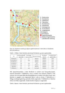 Kart over indre deler av Storfjorden som viser anadrome vassdrag, oppdrettsaktivitet og elver.