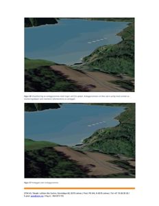 Fotografier av et kystanlegg sett fra sørøst (Figur 26) og uten anleggsramme (Figur 27).