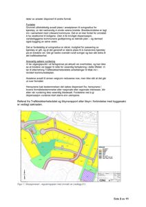Situasjonskart som viser reguleringsplan for et område med innmålt vei, inkludert arealbruk, vegnett og byggefelt.