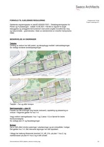 Bildet viser takplaner (top-down view) av flere bygninger med romfordeling og plassering på tomten.