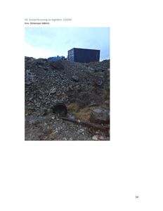 Fotografi av en kulvertkryssing med en 548mm innvendig diameter, sett fra eiendom 150/64.