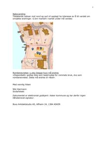 Et situasjonskart eller et kart med markerte eiendommer og nabolag, inkludert en markering for G.bnr.