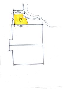 Etasjeplan eller grunnplan som viser romfordeling og dimensjoner (4900 mm, 3800 mm) for en bygning.