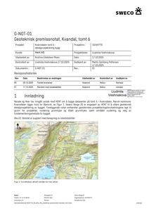 Oversiktskart over Kvandal med markerte punkter for tomtegrunn og nabolag.