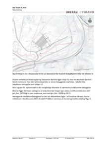 Situasjonsplan som viser plassering av det nye datasenteret i forhold til omgivelsene, veier og nabolag.