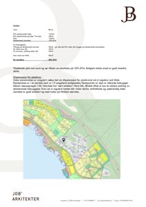 Et kart over et boligområde med en markert tomt (pinn) og omgivende eiendommer.