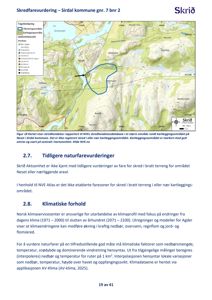 Kart som viser skredhendelser i et område i Sirdal kommune, med kartleggingsområde markert.