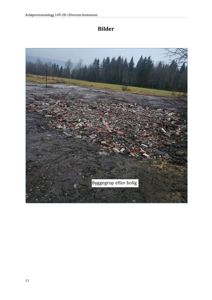 Fotografi av en byggegrop etter bolig ved Avløpsrenseanlegg 149-28 i Elverum kommune.