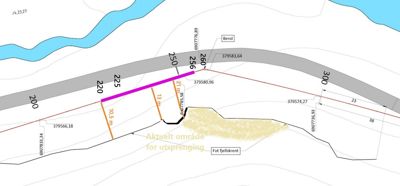 Situasjonsplan som viser etasjeplaner, romfordeling