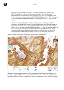 Kart over Moldefjorden og Kjødøpollen som viser vassleidingar, terreng og eiendomsgrenser.