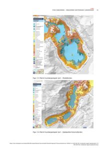 Kart som viser marint kvartærgeologisk kart over Moldefjorden og Kjeldpollen/Varnysfjorden.