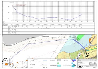 Situasjonsplan som viser tomtens beliggenhet, høydemålinger, naboeiendommer og reguleringer.
