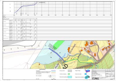 Situasjonsplan som viser tomtens beliggenhet i forhold til nabolag, vassdrag og reguleringsområder.