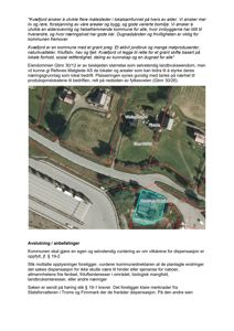 Et flyfoto eller satellittbilde av eiendom Gbnr 30/12 med overlagte ruter og tekstmerking av Refsnæs Matgløde AS.