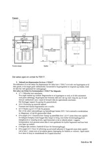 Etasjeplaner for første etasje, kjeller og loft med romfordeling og arealopplysninger.