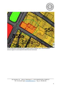Situasjonsplan som viser eiendommen Tordenskiolds gate 77 (markert med grønn sirkel) i forhold til nabolaget og kommunedelplanen.