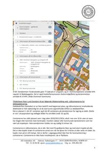 Et digitalt kart (situasjonsplan) med overlagte informasjon om eiendom, reguleringsstatus og hensynssoner, samt en tekstbeskrivelse av eiendommen.