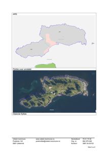 Bildet viser en situasjonsplan med en flyfoto og en historisk flyfoto over et område, sannsynligvis Ulstein kommune basert på fotofotografiet.