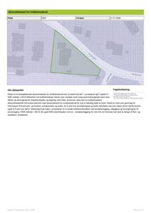 Et aksomhetskart som viser et område med mulig sammenhengende marin leire (NGU) og terrengkriterier (høydeforskjeller og stigning) for kvikkleireskred.