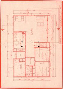 Etasjeplan (1. etasje) med romfordeling, dimensjoner og innredning.