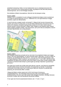 Utsnitt av et utbyggingsplan (A10-1-r) som viser tomtene G og E, bygninger, veier og vannløp.