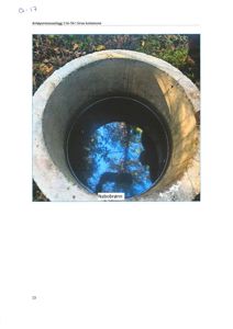 Fotografi av en nabobrønn i et avløpsrenseanlegg.