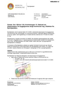 Situasjonsplan som viser eiendomsgrunn, bygninger og veggrenser for et prosjekt i Årstad.