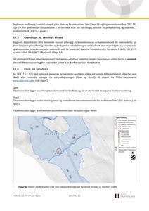 Kartutsnitt fra NVE-atlas som viser aktsomhetsområde for skred, med tilsiktet område markert i rødt.