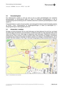 Oversiktskart over kulverter i Lena brannstasjon som viser topografi og infrastruktur.