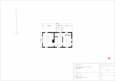 Etasjeplan eller romfordeling for en bolig, med angitte mål og rombetegnelser.