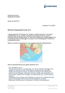 Et kartutsnitt som viser et småbåtanlegg (SH1) med områder for flytebrygge, servicebrygge og vann- og strømuttak.