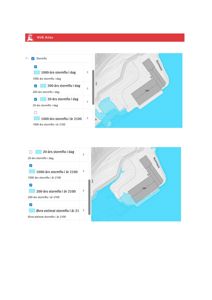 Interaktiv kartvisning fra NVE Atlas som viser stormflo-kartlegging for et område ved Kystveien.