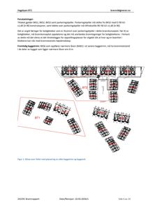 Situasjonsplan som viser plassering av ulike byggetrinn (BT1, BT2, BT3) og byggverk i et felt, med overlappende etasjeplaner for å illustrere høyderedskap.