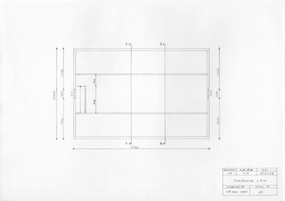 Plantegning av 2. etasje (2 PLAN) med romfordeling, dimensjoner og aksemerker.