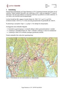 Oversiktskart over Lørenskog kommune med markering av prosjektstedet (Viggo Hansteens vei 29) og områder for geoteknikk.