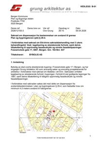 Situasjonsplan som viser tomtens plassering i forhold til nabotomter, gater og nabogrenser.