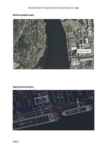 Situasjonsplan som viser tomtens beliggenhet, nabolag og en spesifikk bygning som skal rives.