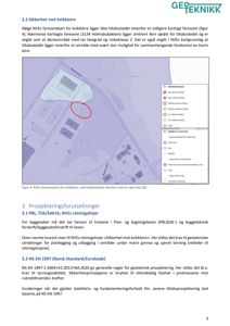 Et NVES-faresonekart som viser et område med kvikkleirefare, inkludert en markering av tiltaksstedet.