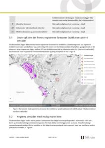 Kartutsnitt som viser kvikkleiresoner og tiltaksområdet i et kystområde.