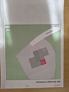 Kart fra Norkart som viser tomtens beliggenhet i forhold til Skøytnesveien og nabolag.