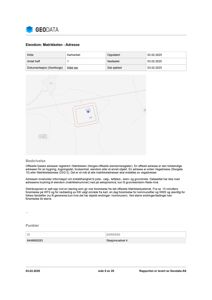 Et kart fra GeoNorge som viser eiendommen 'Stasjonsvatnet 4' med matrikkelnummer 6449690263, inkludert adresseinformasjon og beskrivelse.