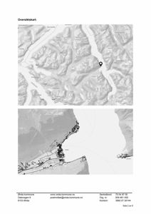 Oversiktskart over Orsta kommune med markert plassering av et prosjekt ved Sletta.