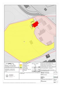 Situasjonsplan (gardskart) som viser eiendomsdata, arealstatistikk og beliggenhet i forhold til nabolag.