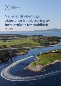 Fotografi av en landsbygd med en bro over en elv, som fungerer som illustrasjon på forsiden av en veileder.