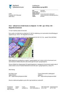 Et kart som viser eiendomsgrenser, reguleringsplaner og infrastruktur (veier) i Øygarden kommune.