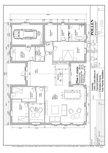 Etasjeplan (Plan 1. etasje) som viser romfordeling, mål og funksjoner for en bolig.