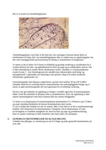 Et utsnitt fra en tomteodelingsplan som viser eiendomsinndeling og arealbruk.